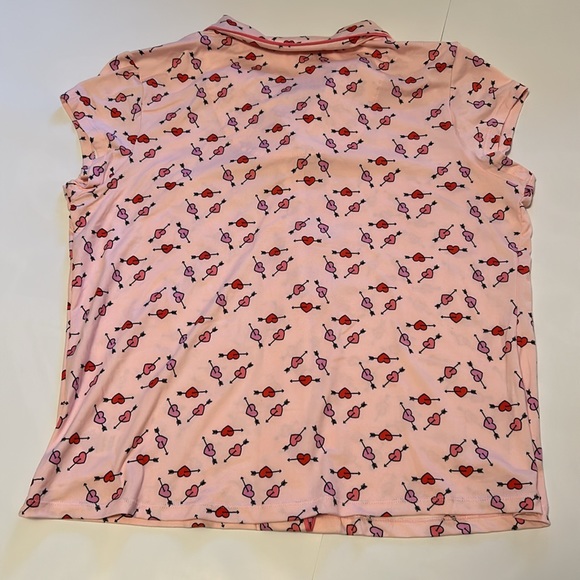 FABULOUS 2 pc Valentines Hearts pajama set Women’s Large - Picture 9 of 13